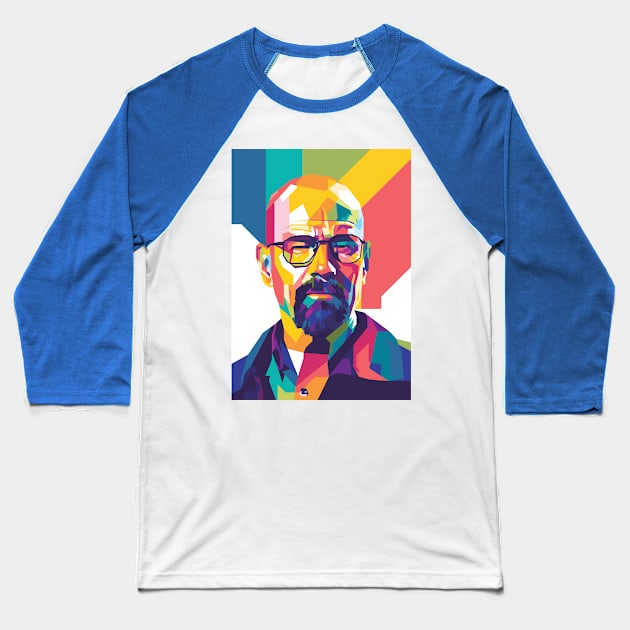 WPAP Walter white Heisenberg Baseball T-Shirt by godansz